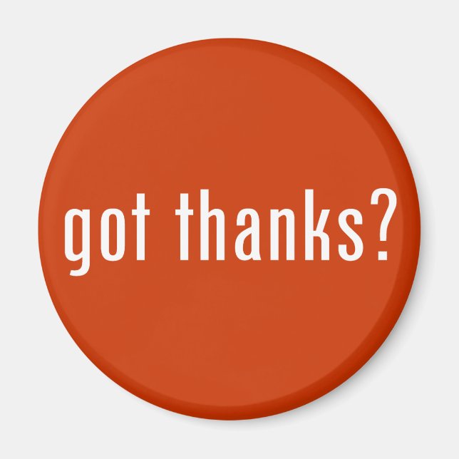 got thanks? magnet (Front)