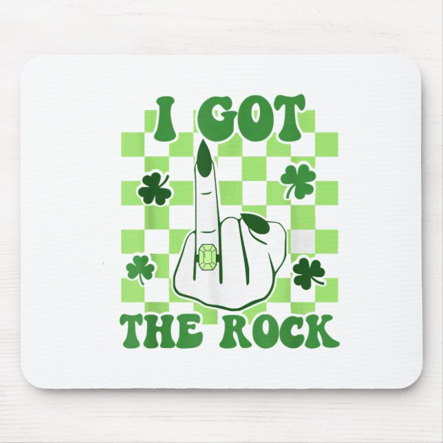 Got the rock st patricks day bachelorette party mouse mat (Front)