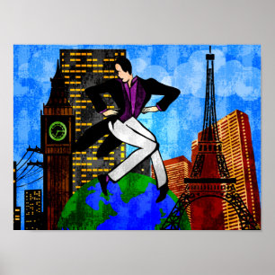 Got The World At My Feet (Fine Art Print) Poster