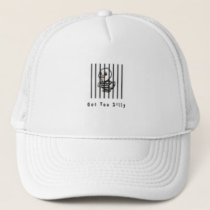 Got too Silly Funny Goose Trucker Hat