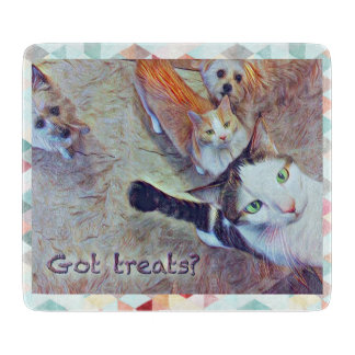 Got Treats? Small 6 x 7 Cutting Board