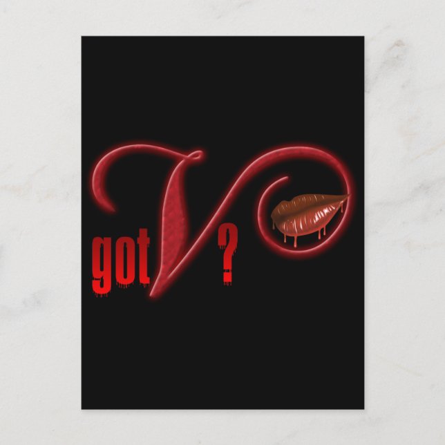 Got V - Vampire Blood Postcard (Front)