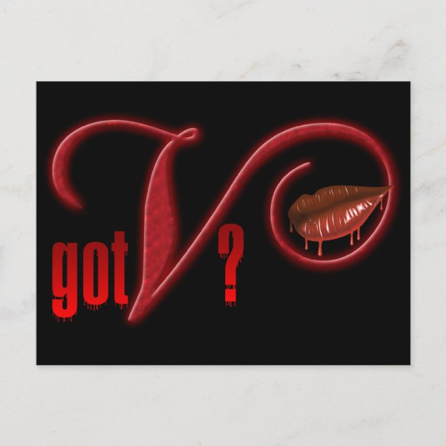 Got V - Vampire Blood Postcard (Front)