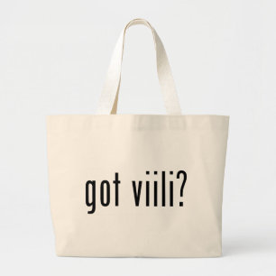 got viili? large tote bag