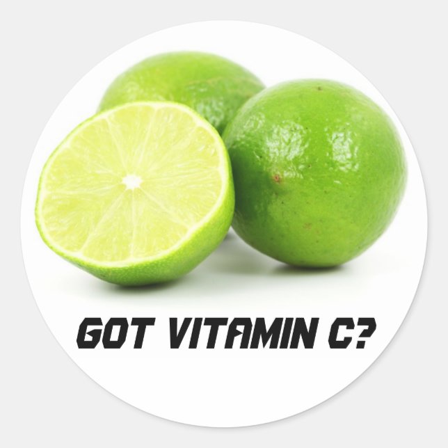 Got Vitamin C? Classic Round Sticker (Front)
