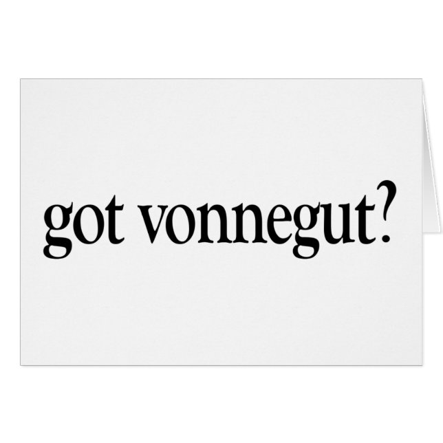 Got Vonnegut (Front Horizontal)