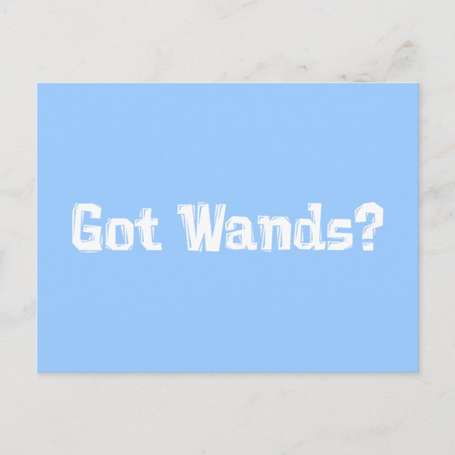 Got Wands Gifts Postcard (Front)