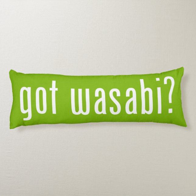 got wasabi? body cushion (Back)