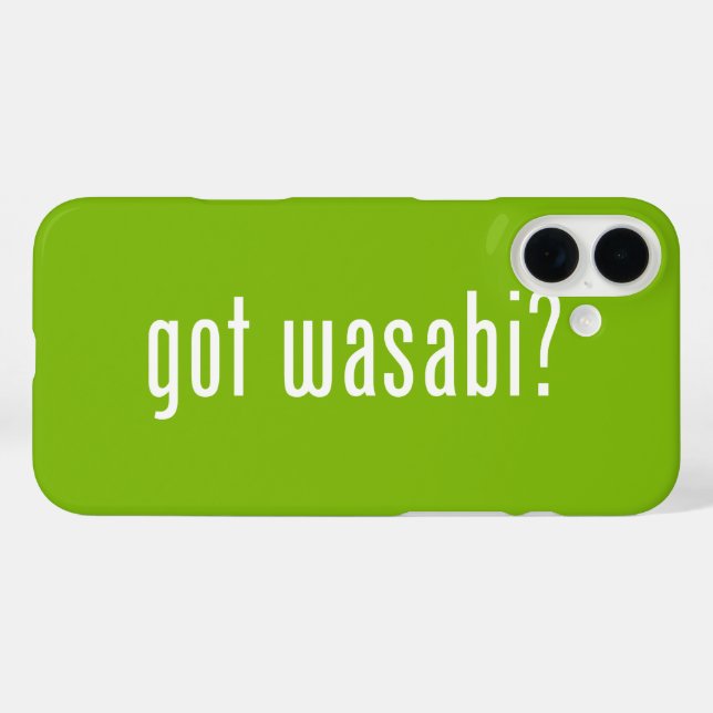got wasabi? Case-Mate iPhone case (Back (Horizontal))