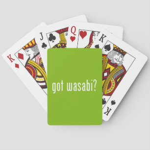 got wasabi? playing cards