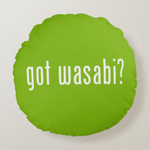got wasabi? round cushion