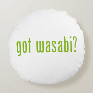 got wasabi? round cushion