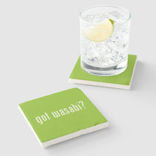 got wasabi? stone coaster
