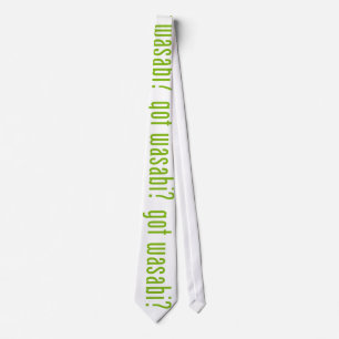 got wasabi? tie