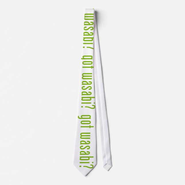 got wasabi? tie (Front)