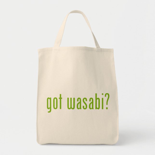 got wasabi? tote bag (Front)