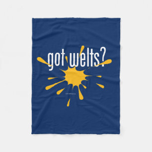 got welts? fleece blanket