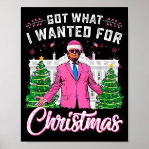 Got What I Wanted For Christmas Trump _1  Poster