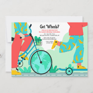 Got Wheels Invitation
