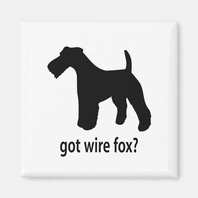 Got Wire Fox Magnet (Front)