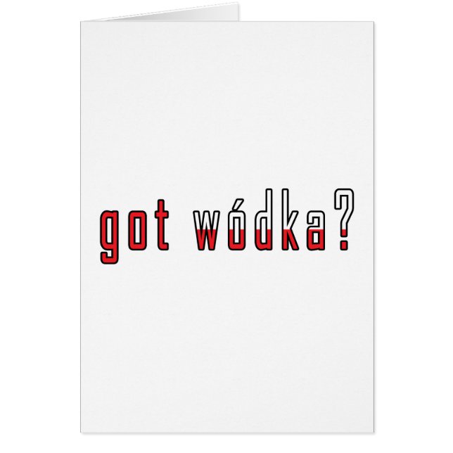 got wodka? Flag (Front)