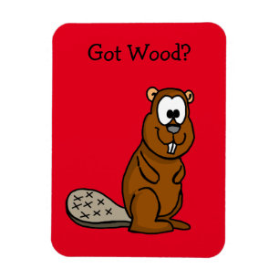 Got Wood? Beaver Photo Magnet
