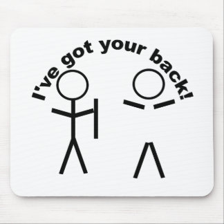 Got your back! mouse mat