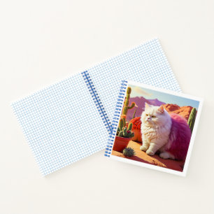Gotcha Covered Cat Notebook – Cute & Artistic Cat 