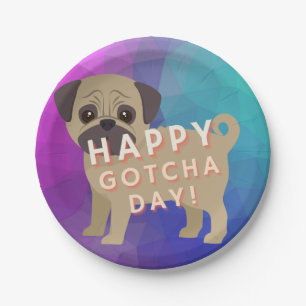 Gotcha Day Paper Plates