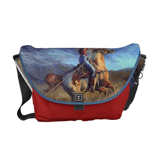 "Gotcha" Western Messenger Bag