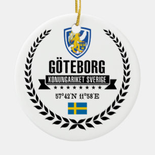 Göteborg Ceramic Tree Decoration