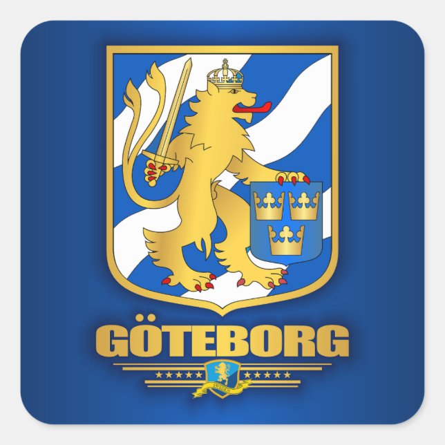 Goteborg Square Sticker (Front)