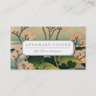 Goten-yama hill, Shinagawa on the Tōkaidō. Business Card