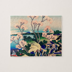 Goten-Yama Hill, Shinagawa on the Tokaido Japanese Jigsaw Puzzle