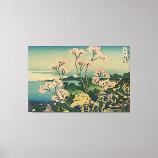Goten Yama Hill Stretched Canvas Print (Front)