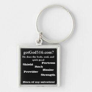 gotGod316.com Button Keychain