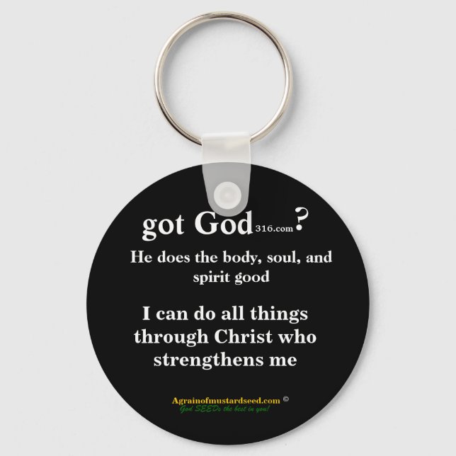 gotGod316.com button keychains (Front)