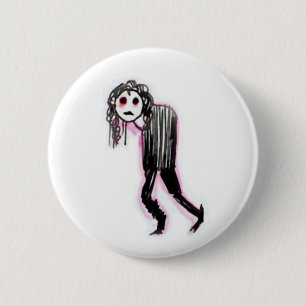 Goth 6 Cm Round Badge