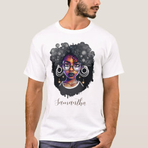 Goth Afro Woman T-Shirt