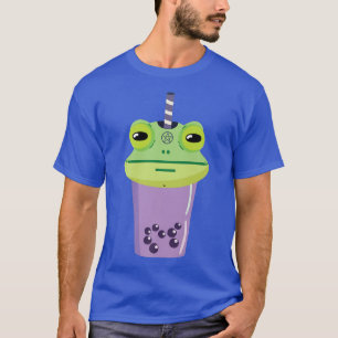 goth and bubble tea frog goth frog Premium T-Shirt