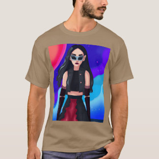 Goth Anime Girl Goth Girl 80s boy T-Shirt