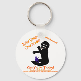 Goth Baby Vampire Voodoo Doll Halloween Humour Key Ring
