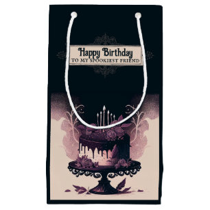 Goth Birthday Gift Bag - Spooky Birthday Cake