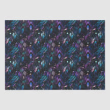 Goth Boho Glitter Pattern Tissue Paper