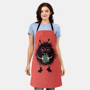 Goth Book Lover Monster Apron