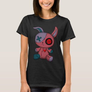 Goth Bunny Cute Gothic Teen Creepy Voodoo doll Gir T-Shirt