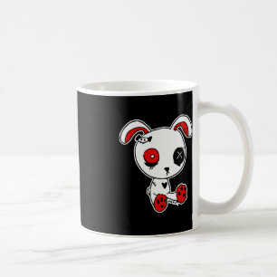Goth Bunny Lazy Halloween Costume Scary Gothic Coffee Mug