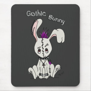 Goth Bunny Mouse Mat