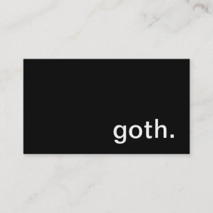 Goth Business Card