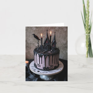 Goth Cake Holiday Card
